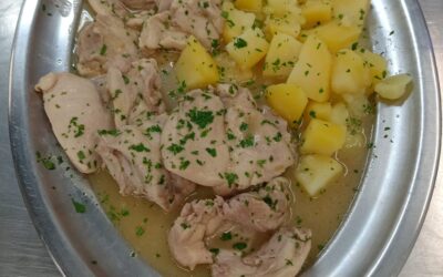 FILETES DE POLLO EN SALSA DE MANZANA